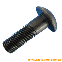 BS325 Black Cup Nibbed Bolts For Iron And Steel Work