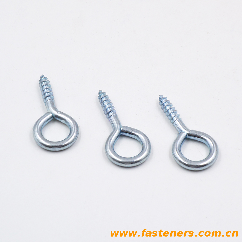 NF E25609 Eyes Wood Screws Eye Screw Galvanized Iron Tapping Screw