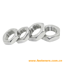 ISO8675 Hexagon Thin Nuts (chamfered) With Metric Fine Pitch Thread