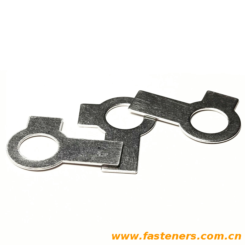DIN463 Tab Washers With Long And Short Tap At Right Angles