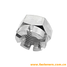 JIS B1170 Small Hexagon Slotted Nuts - Type 2 And 4
