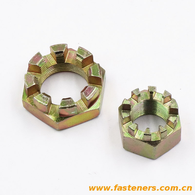 GB6180 Hexagon Slotted And Castle Nuts
